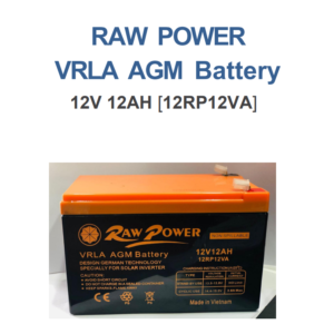 RAW POWER VRLA AGM Battery — 12V 12AH [12RP12VA]