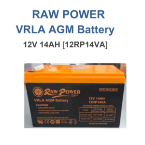 RAW POWER VRLA AGM Battery — 12V 14AH [12RP14VA]