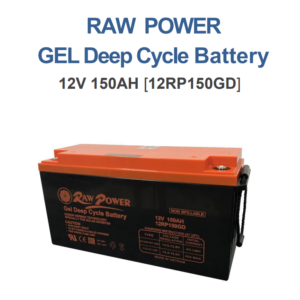 RAW POWER GEL Deep Cycle Battery — 12V 150AH [12RP150GD]