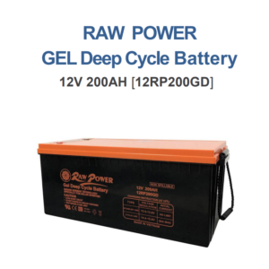RAW POWER GEL Deep Cycle Battery — 12V 200AH [12RP200GD]