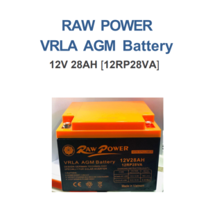 RAW POWER VRLA AGM Battery — 12V 28AH [12RP28VA]