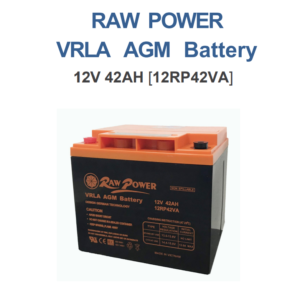 RAW POWER VRLA AGM Battery — 12V 42AH [12RP42VA]