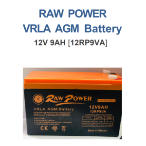 RAW POWER VRLA AGM Battery — 12V 9AH [12RP9VA]