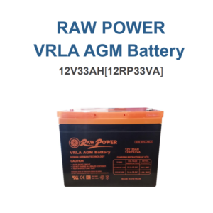 RAW POWER VRLA AGM Battery — 12V 33AH [12RP33VA]
