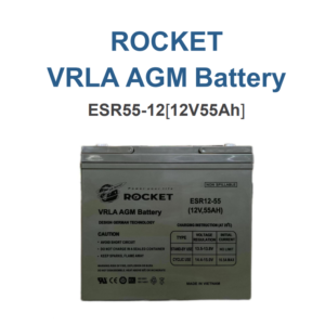 ROCKET VRLA AGM Battery — ESR55-12 [12V 55Ah]