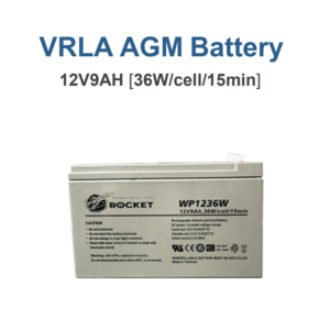 RAW POWER VRLA AGM Battery — 12V9AH [36W/cell/15min]