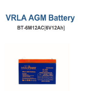 INFINITE VRLA AGM Battery — 6IP12VA [6V 12Ah]